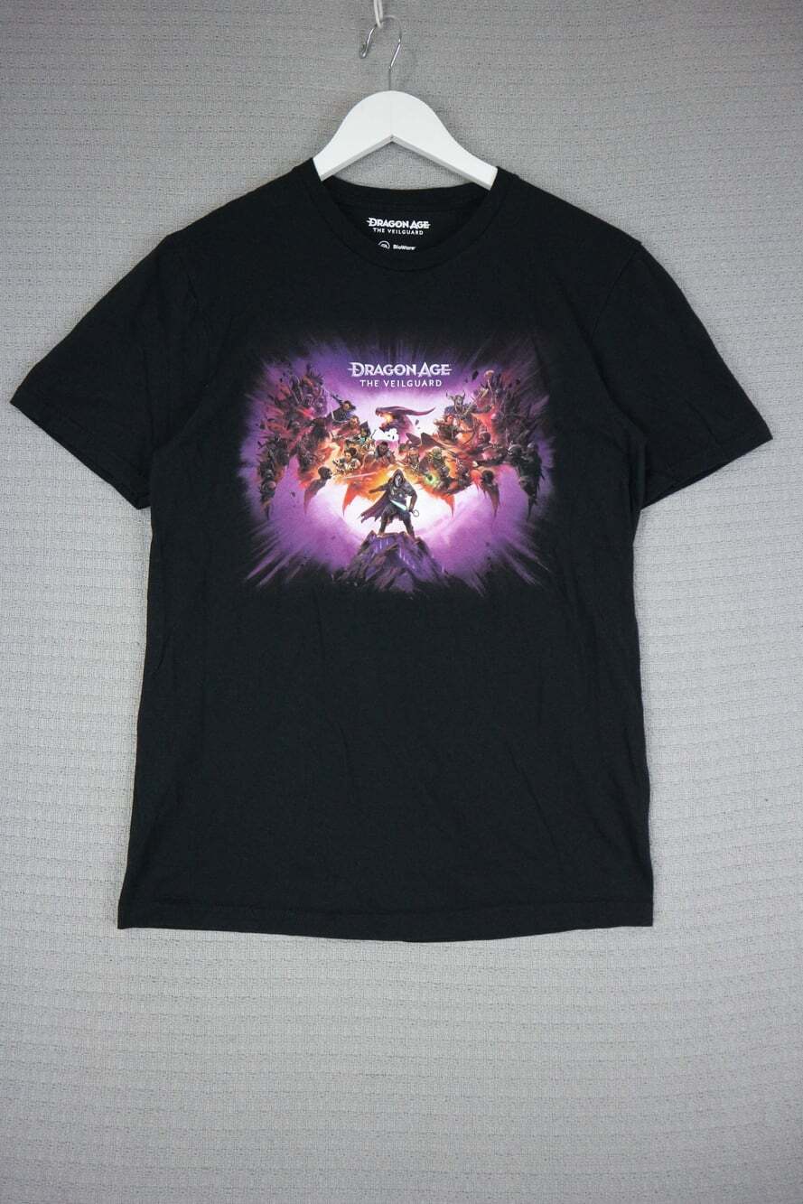 Dragon Age The Veilguard Bioware EA Black Short Sleeve T-Shirt Small Graphic Tee